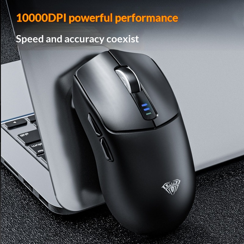 Wolf Spider SC580 Three-Mode Bluetooth 2.4g Wireless Gaming Mouse For Laptop, Desktop, And Office Use_voghion.com