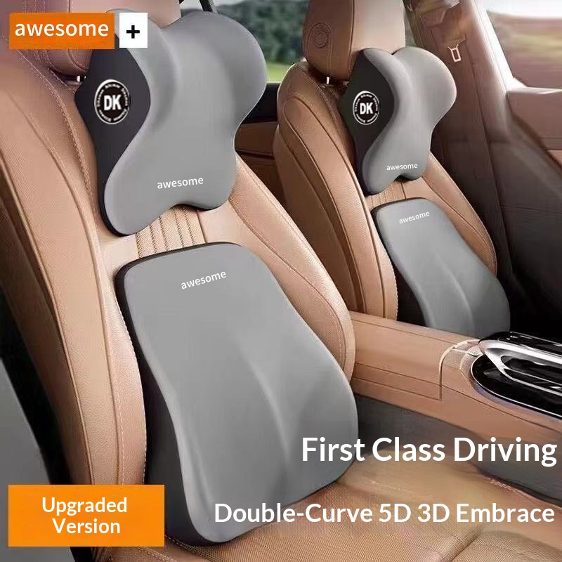 Grenzüberschreitendes Nackenstützkissen aus Memory-Schaum für Autoinnenräume, spezielle Lendenwirbelstütze, Ganzjahres-Universalsitz_voghion.com