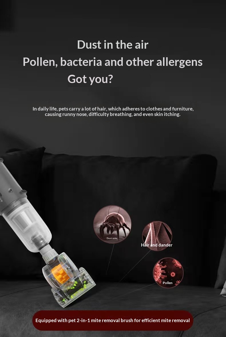 Chigo Kabelloser Handstaubsauger Mini-Staubsauger für den Haushalt, leistungsstark und grenzüberschreitend_voghion.com