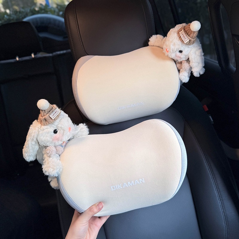 Nuovo cuscino poggiatesta interno per auto 2025, supporto lombare per sedile auto, design carino e creativo, in memory foam_voghion.com