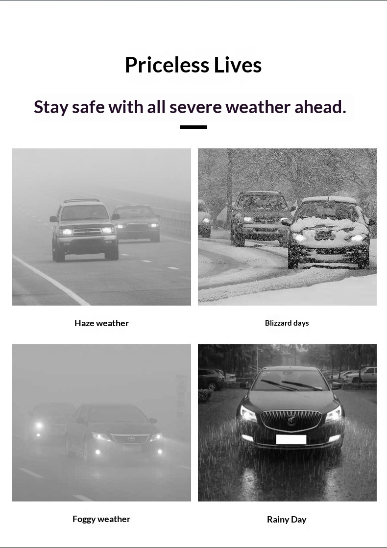 Fendinebbia led bicolore per auto con design integrato_voghion.com