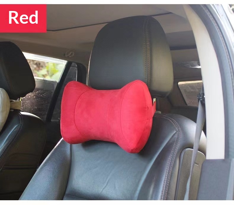 Almofada de espuma viscoelástica para apoio cervical, ideal para carro, assento e para dormir. Personalizável._voghion.com