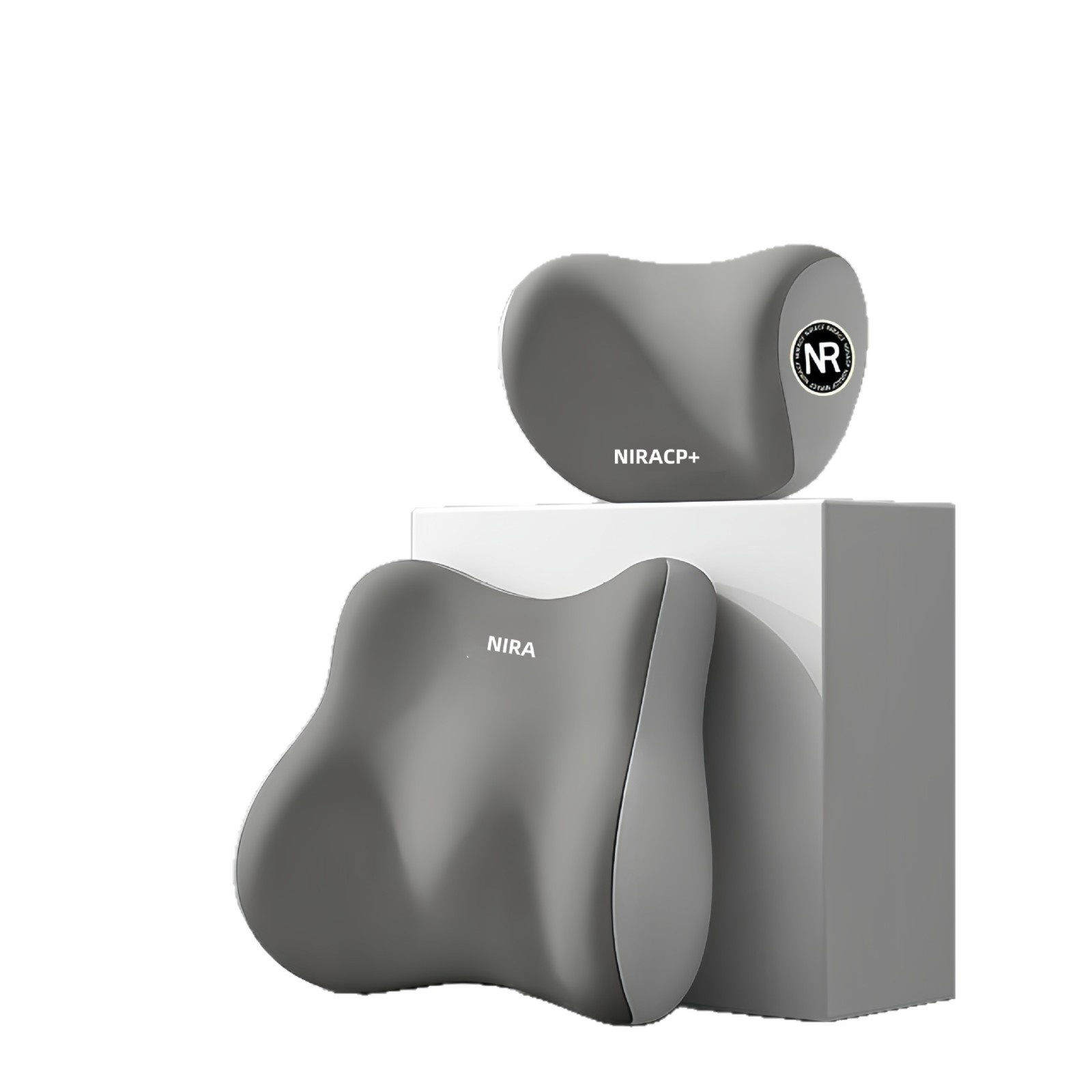 Almofada de apoio lombar para encosto de cabeça e pescoço para carro_voghion.com