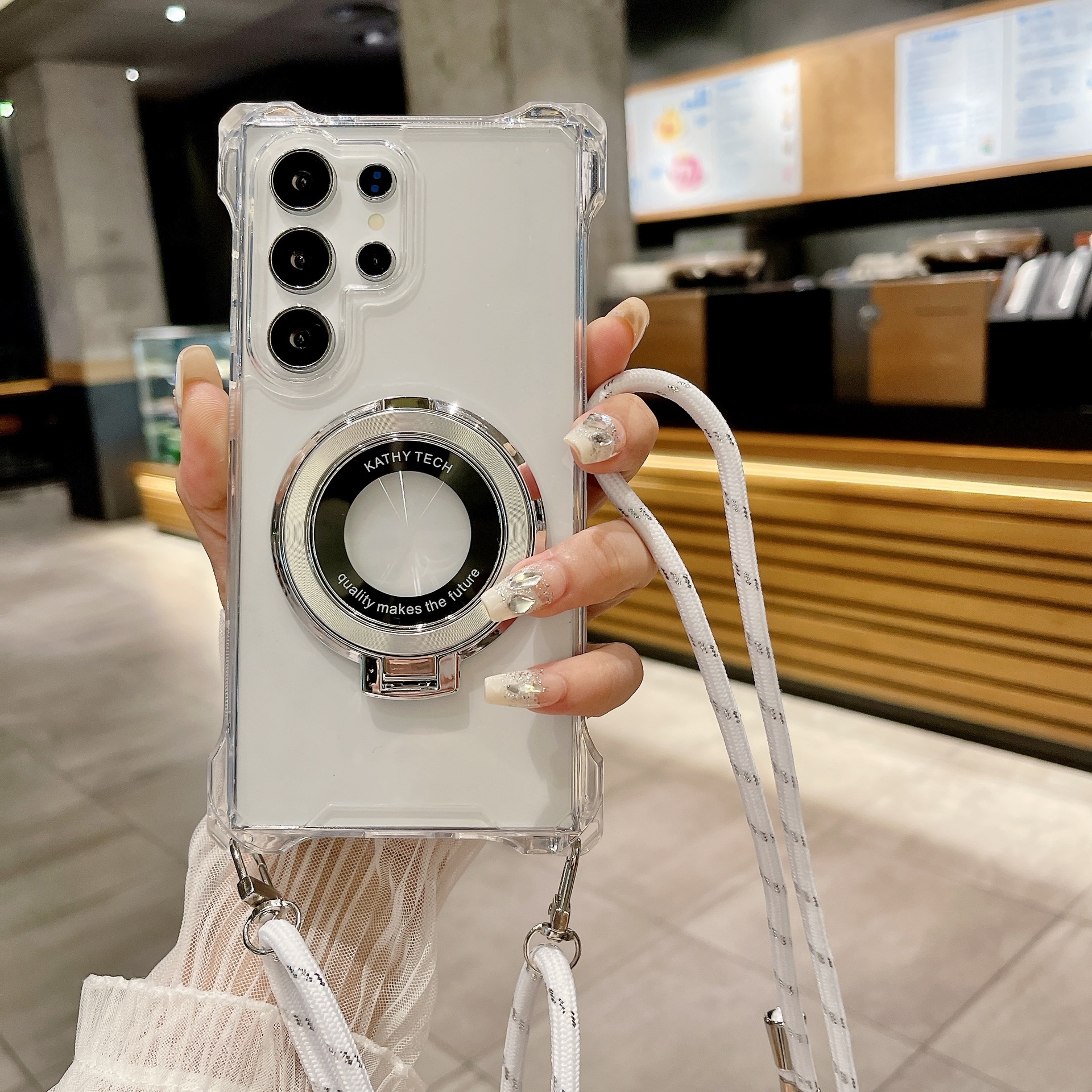 Magnetic Crossbody Case For Iphone 16 Pro Max With Stand_voghion.com