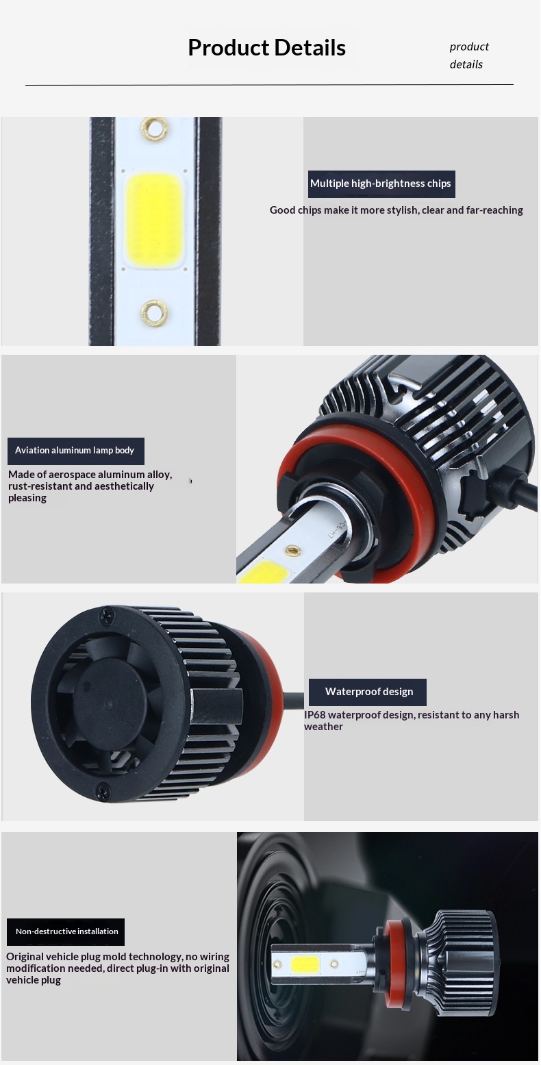 Cob Led Scheinwerfer Für Autos Mit Fern- Und Abblendlicht_voghion.com