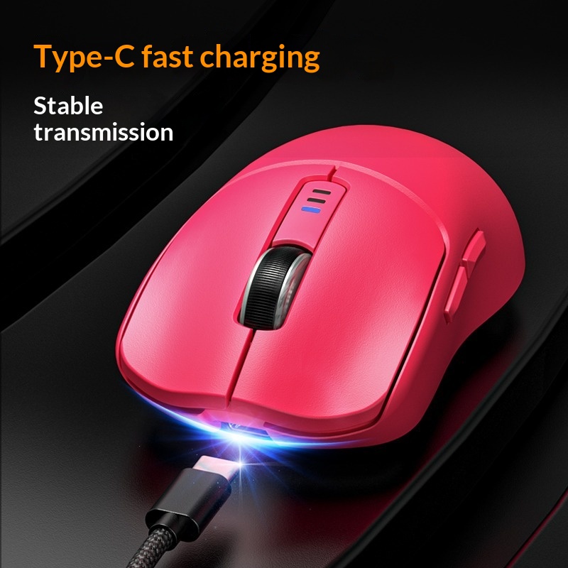 Wolf Spider SC580 Three-Mode Bluetooth 2.4g Wireless Gaming Mouse For Laptop, Desktop, And Office Use_voghion.com