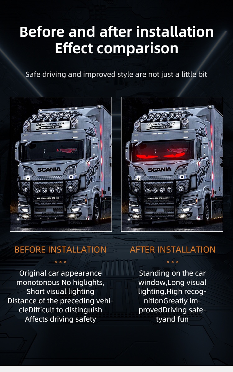 Demon Eye Led Flexible Decorative Screen For Car And Truck_voghion.com