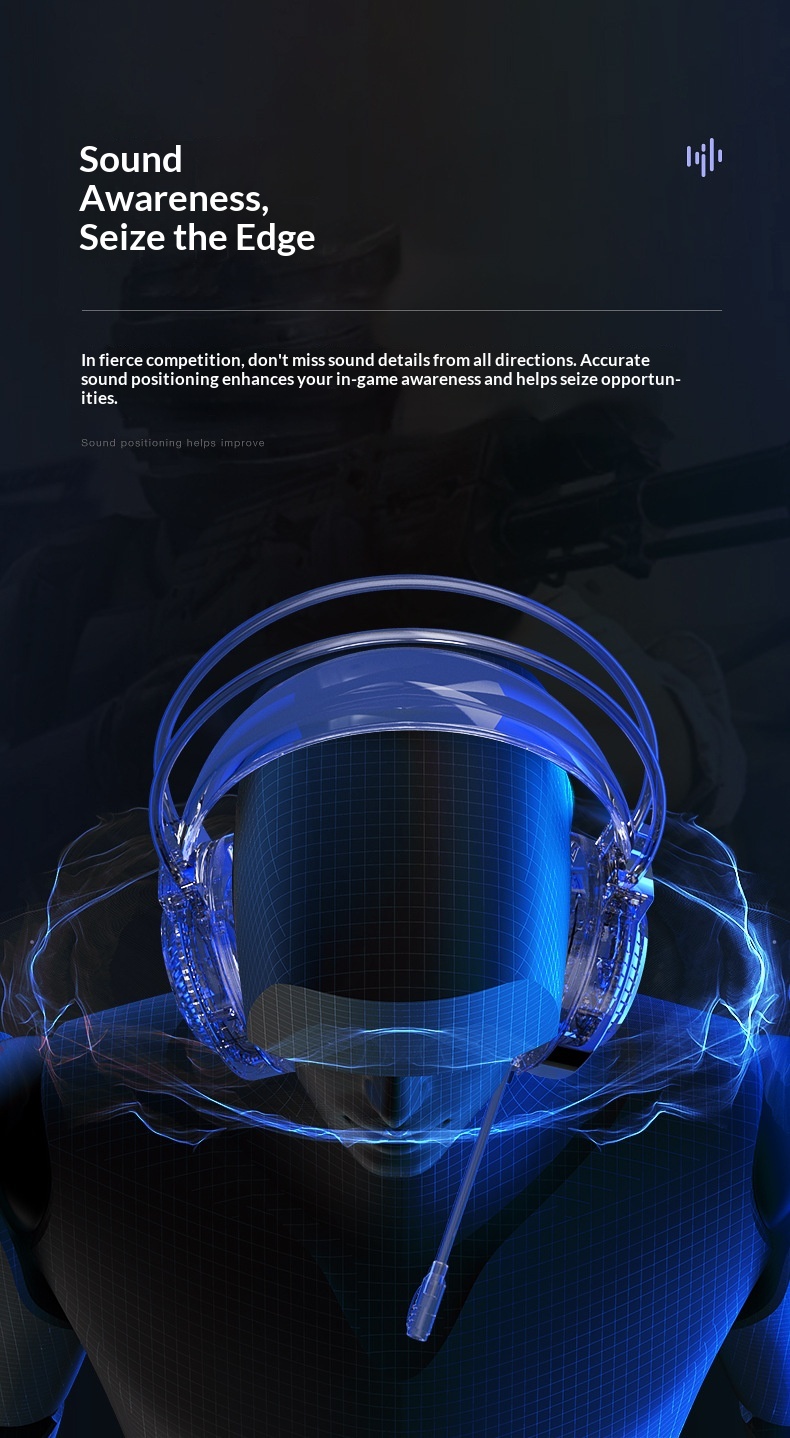 Cross-Border Pansun PSH-400 Over-Ear Computer Desktop Gaming Wired Laptop Headset_voghion.com