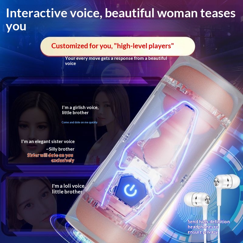 Dual-hole Fully Automatic Telescopic Airplane Cup Toy, Hands-free, Intelligent, Multifunctional, Heated, Interactive_voghion.com