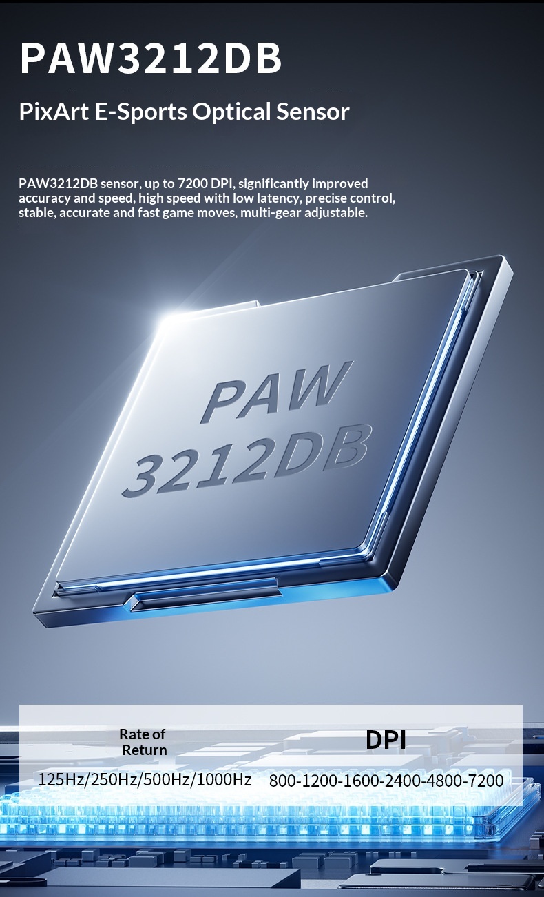 SOREX X2 Wireless Tri-Mode Mouse Bluetooth Wired RGB Gaming Office Desktop Laptop_voghion.com