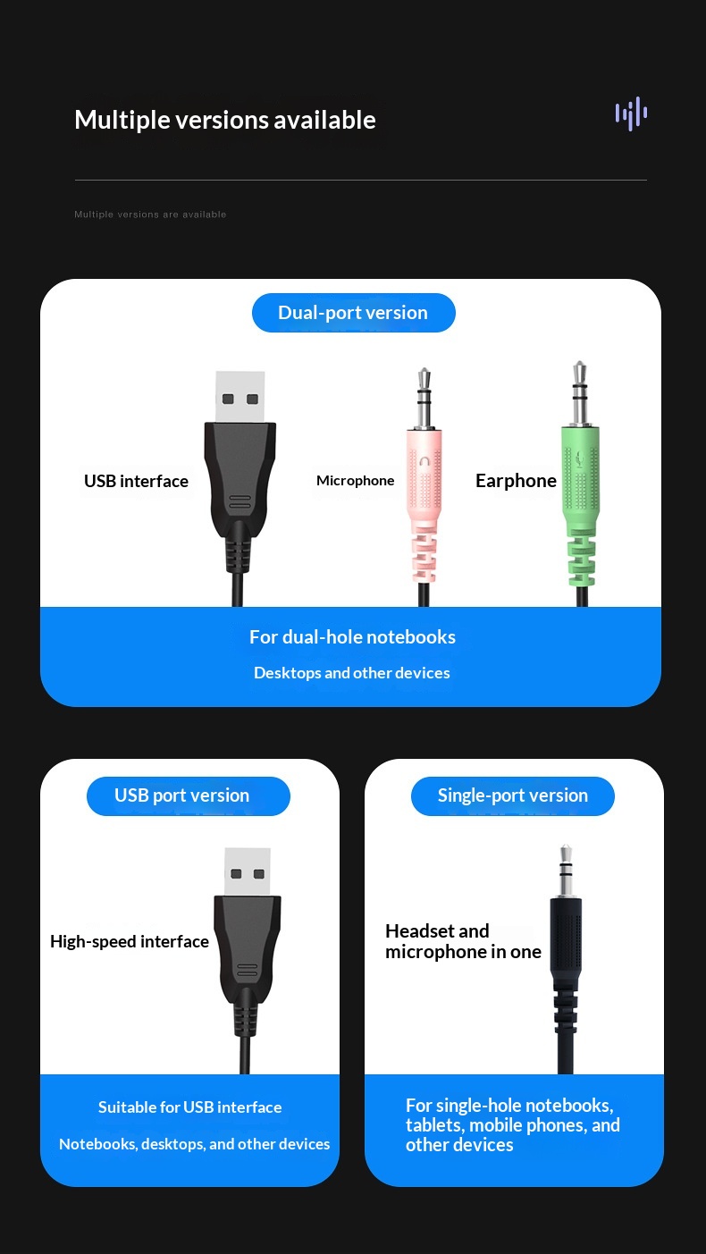 Cross-Border Pansun PSH-400 Over-Ear Computer Desktop Gaming Wired Laptop Headset_voghion.com
