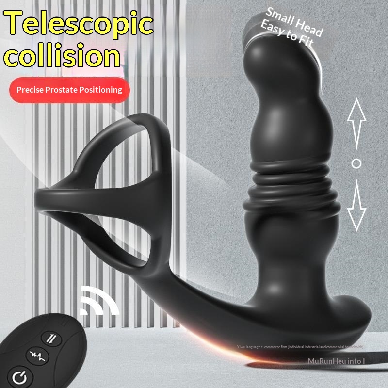 MIY Retractable Prostate Massager, Male Masturbator, Gay Vibrator, Plug, Plug For Anal Stimulation And Orgasm_voghion.com