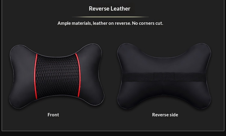 Nackenstützkissen fürs Auto, 3D-Leder, Ganzjahresmodell, Universal_voghion.com