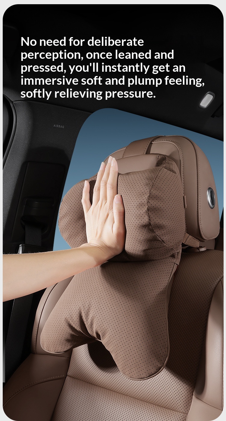 Car Neck Support Pillow For Driving Comfort And Ergonomic Relief_voghion.com