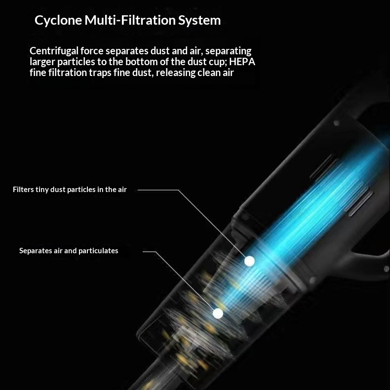 Chigo Kabelloser Handstaubsauger Mini-Staubsauger für den Haushalt, leistungsstark und grenzüberschreitend_voghion.com