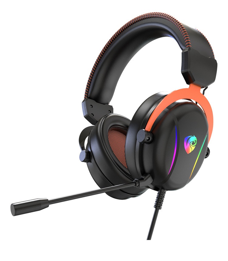 Cuffie da gioco cablate per computer, compatibili con PUBG Mobile e laptop, audio 7.1 universale con microfono._voghion.com