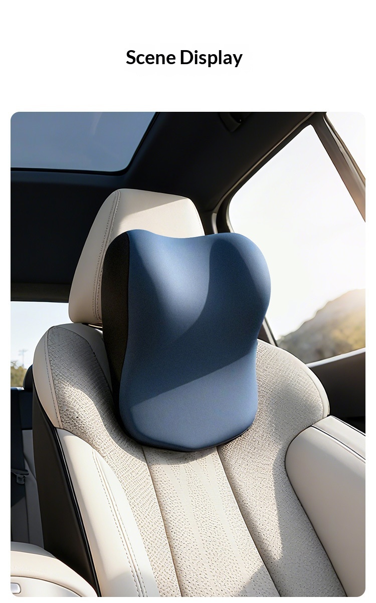 Dropshipping Headrest Use Car Neck Pillow Memory Foam Seat Cushion_voghion.com