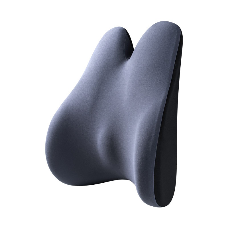 Headrest Neck Lumbar Support Memory Foam Seat Cushion Pillow Car Set_voghion.com