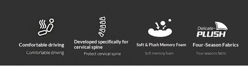 for Seat Backrest Car Cushion Driving Support Waist Lumbar Pillow_voghion.com