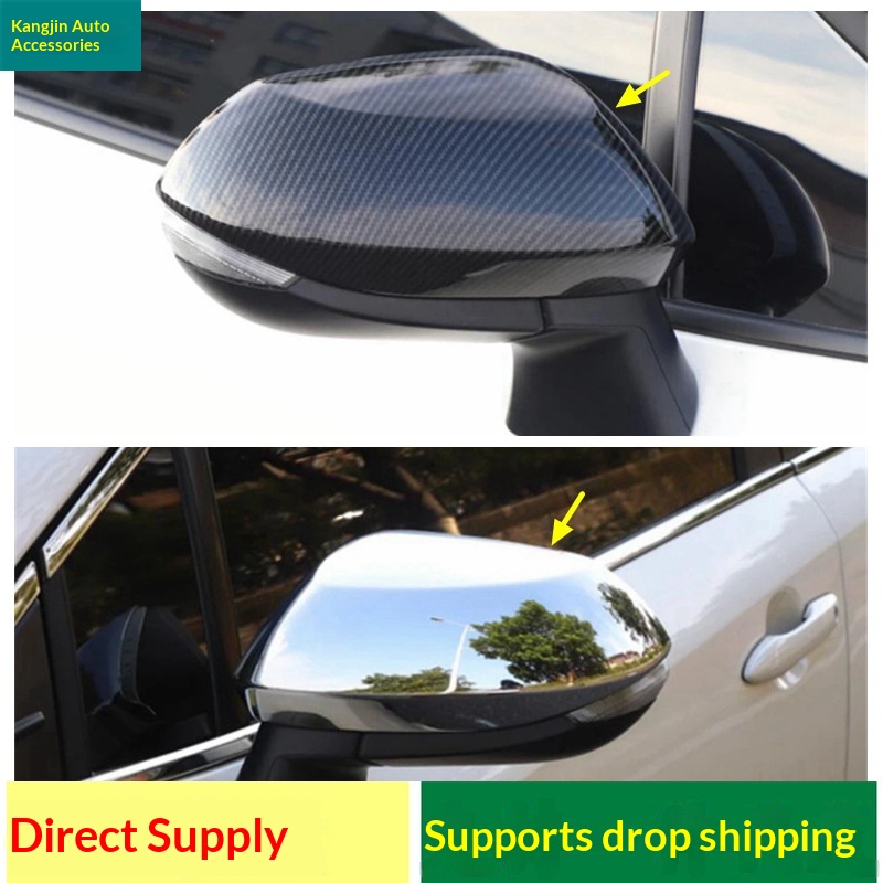 Capa de espelho retrovisor para toyota corolla estilo carbono_voghion.com