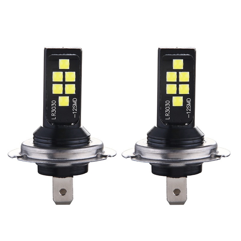 Exclusieve grensoverschrijdende levering van heldere auto-mistlampen H8/H11H7 H4 3030 12-lichts decoder stroboscoop LED anti-condens_voghion.com