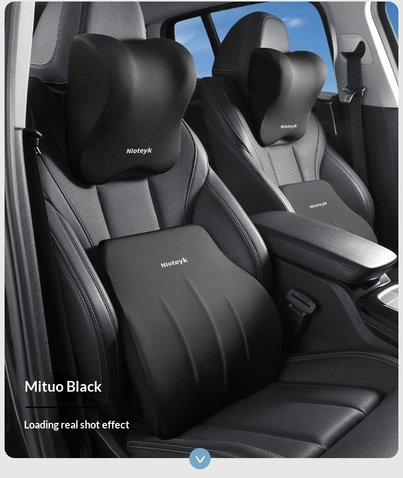 for Seat Backrest Car Cushion Driving Support Waist Lumbar Pillow_voghion.com