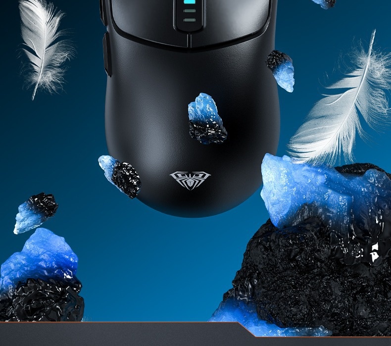 Wolf Spider SC580 Three-Mode Bluetooth 2.4g Wireless Gaming Mouse For Laptop, Desktop, And Office Use_voghion.com