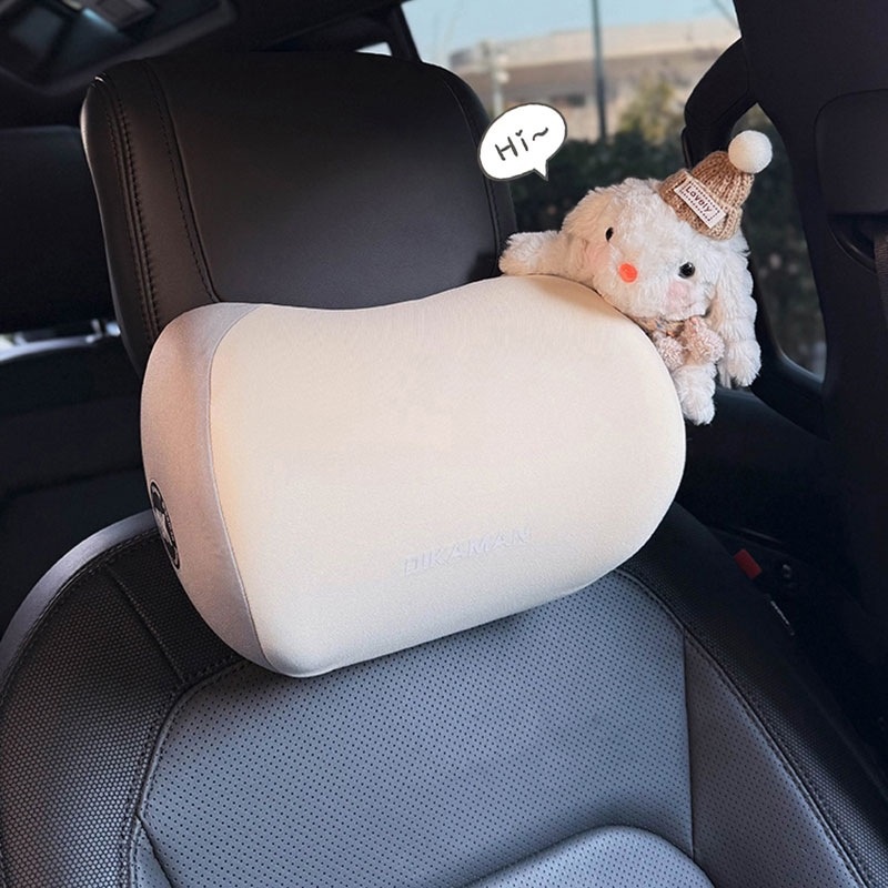 Nuovo cuscino poggiatesta interno per auto 2025, supporto lombare per sedile auto, design carino e creativo, in memory foam_voghion.com