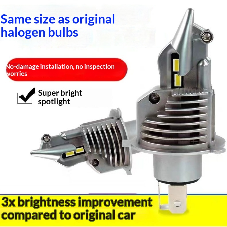 LED Fighter Superheldere Motorfietskoplamp met groot- en dimlicht 12-25V Laser Spotlight Autokoplamp_voghion.com