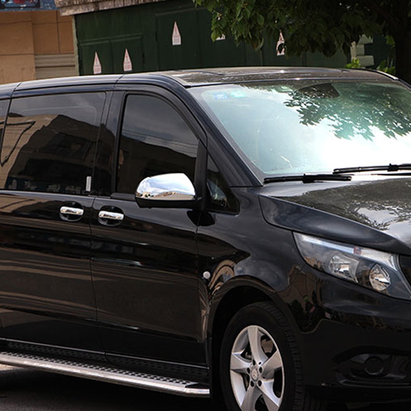 Geschikt voor Mercedes-Benz V-Klasse 16-24 nieuwe modellen. Achteruitkijkspiegelafdekking, reflecterende anti-botsingsafdekking speciaal voor achteruitrijden._voghion.com