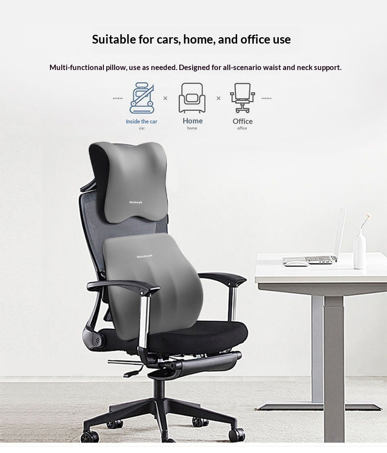 for Seat Backrest Car Cushion Driving Support Waist Lumbar Pillow_voghion.com