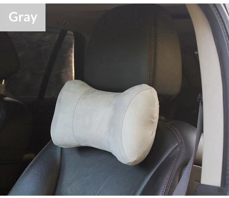 Almofada de espuma viscoelástica para apoio cervical, ideal para carro, assento e para dormir. Personalizável._voghion.com