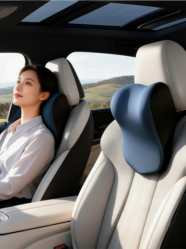 Dropshipping Headrest Use Car Neck Pillow Memory Foam Seat Cushion_voghion.com