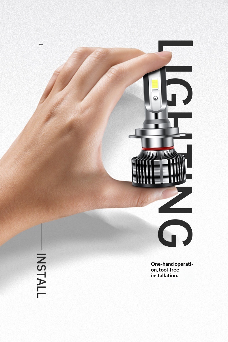 Super Bright Led Car Headlight Bulbs H1 H7 H4 9012 Spotlight_voghion.com