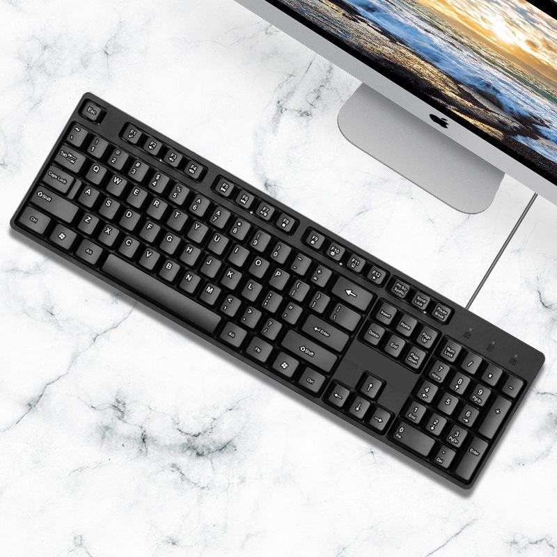 USB Wired Single Laptop And Desktop Computers, Portable External Keyboard For Business Office, Factory Direct Sale_voghion.com
