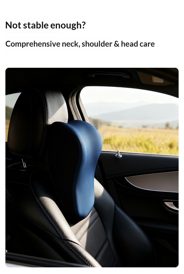 Dropshipping Headrest Use Car Neck Pillow Memory Foam Seat Cushion_voghion.com