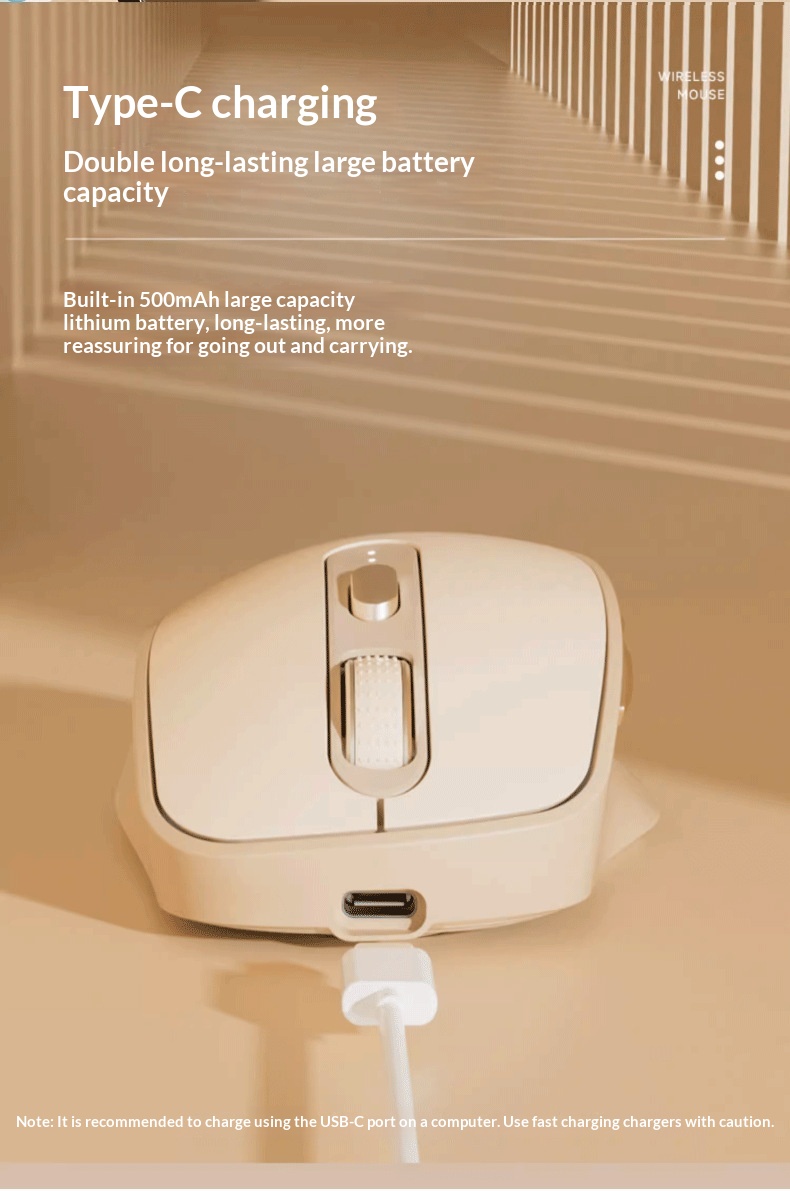 AI Intelligent Voice Bluetooth Wireless Mouse Deepseek For Writing, Form Generation, Smart PPT Creation, Rechargeable_voghion.com