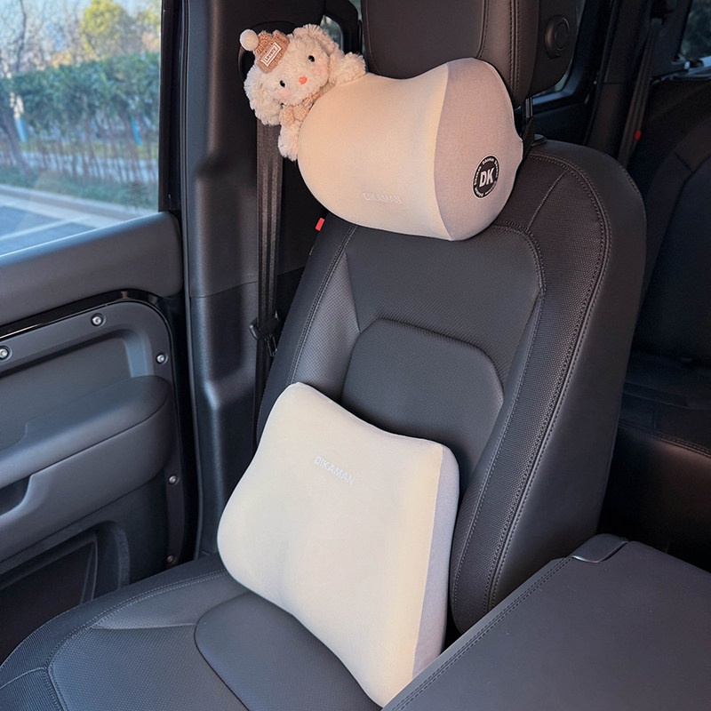 Nuovo cuscino poggiatesta interno per auto 2025, supporto lombare per sedile auto, design carino e creativo, in memory foam_voghion.com