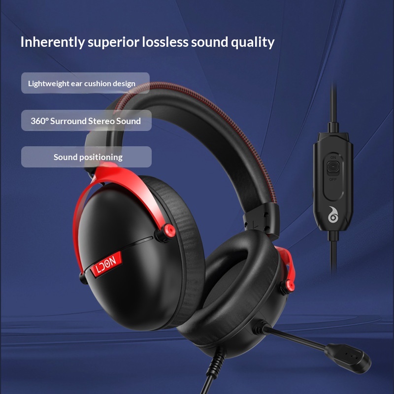 Ldon x3 bedrade 7.1 gaming headset met verlichting voor e-sport_voghion.com