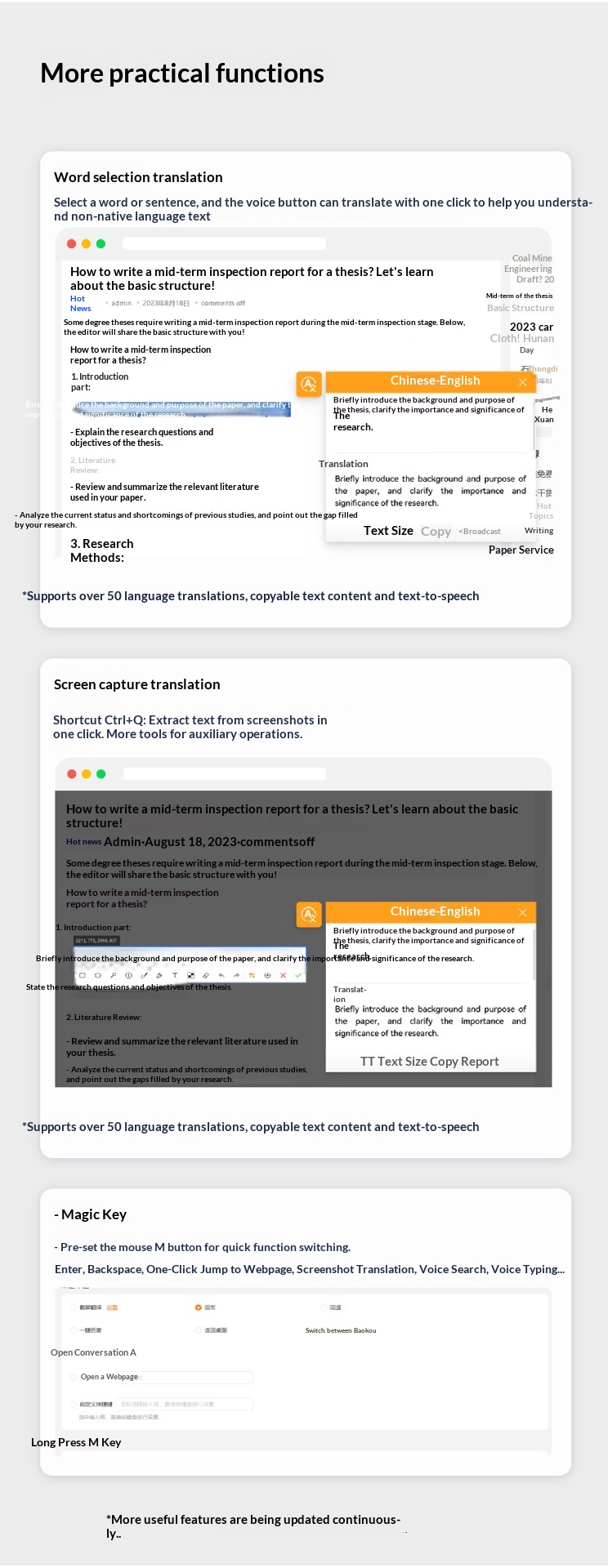 AI Intelligent Voice Bluetooth Wireless Mouse Deepseek For Writing, Form Generation, Smart PPT Creation, Rechargeable_voghion.com