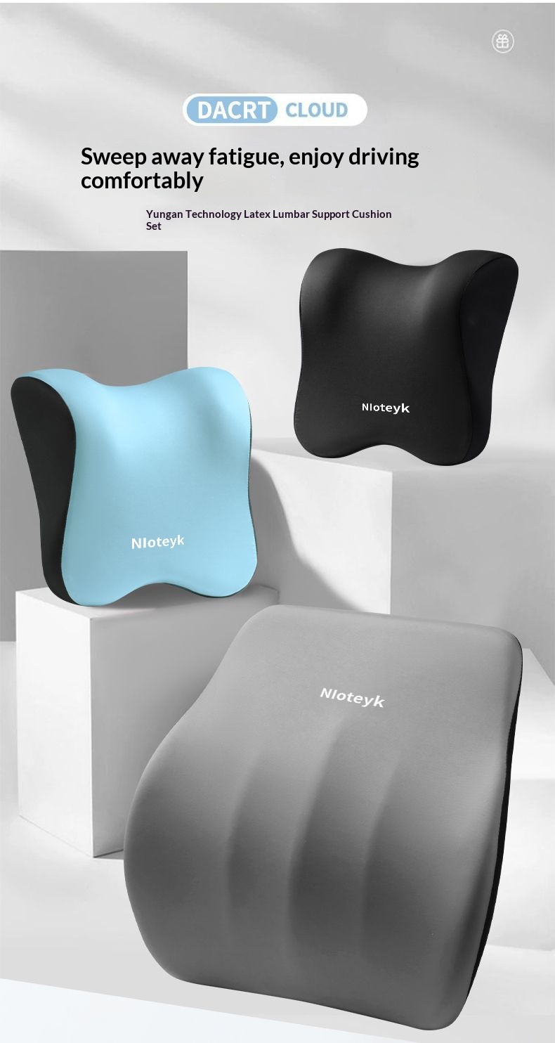 for Seat Backrest Car Cushion Driving Support Waist Lumbar Pillow_voghion.com