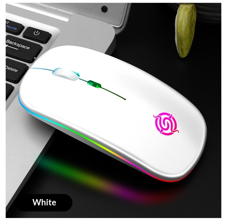 Wireless Gaming Mouse With Rgb Lighting Silent Rechargeable Design_voghion.com