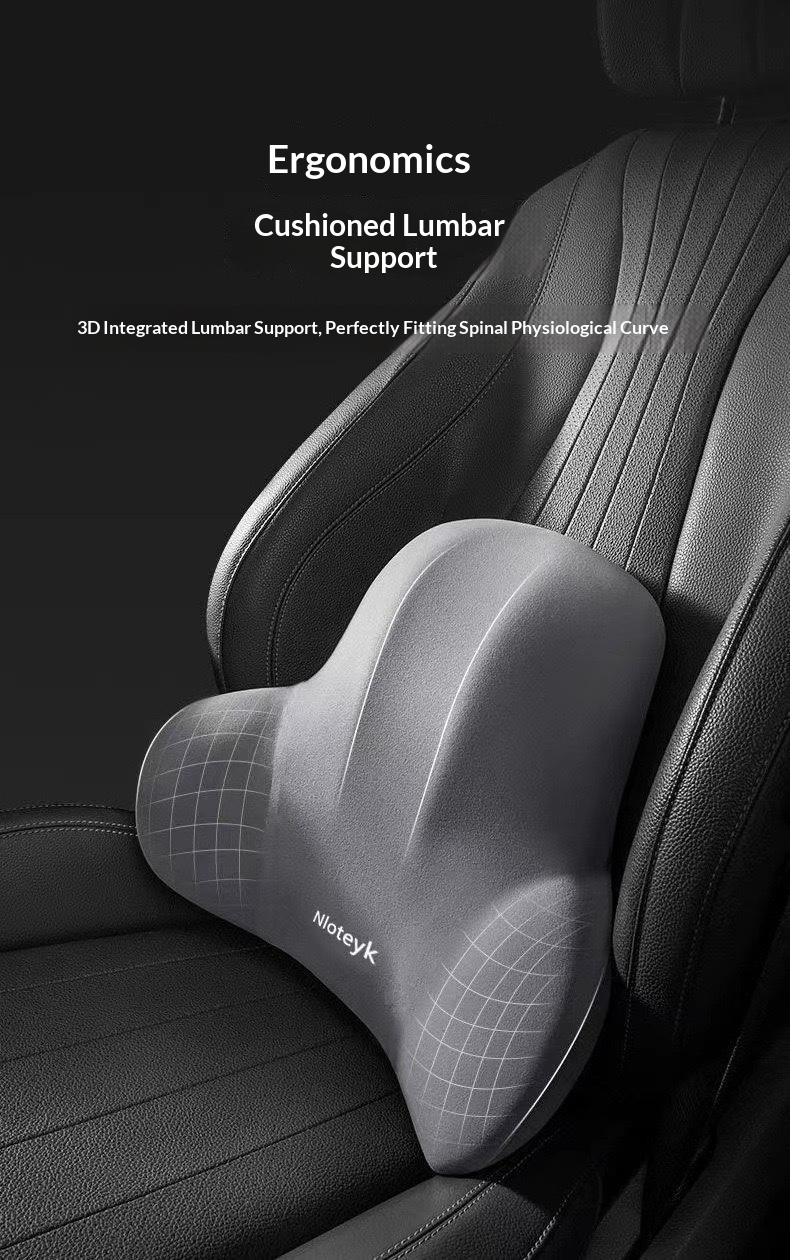 Headrest Support Shoulder Pillow Car Memory Foam Lumbar Backrest Cushion Home Dropshipping_voghion.com