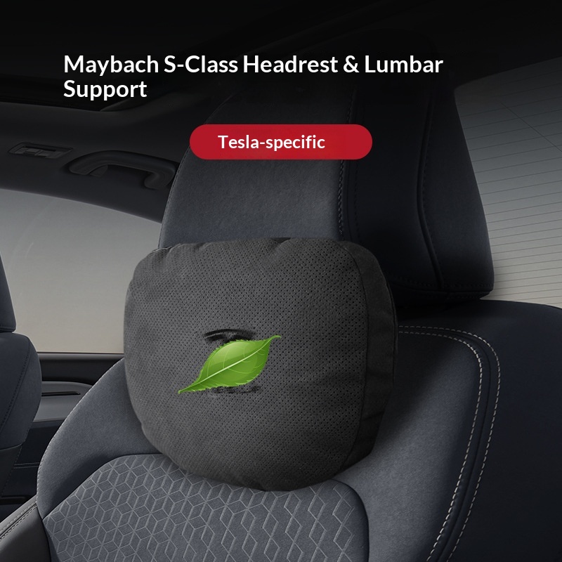 Pasuje do nowego modelu Tesla Y/3/X/S, poduszka na szyję, akcesoria samochodowe DuPont do wnętrz, uniwersalne na każdą porę roku_voghion.com