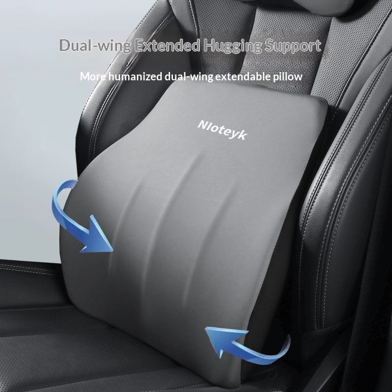for Seat Backrest Car Cushion Driving Support Waist Lumbar Pillow_voghion.com