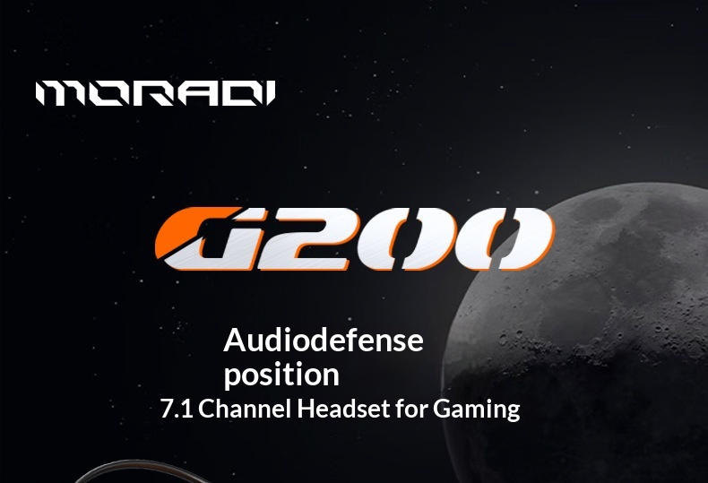 MoDi G200 Computer Over-ear Wired Headset With Microphone, 7.1-channel USB Gaming Headset, Specifically For Internet_voghion.com