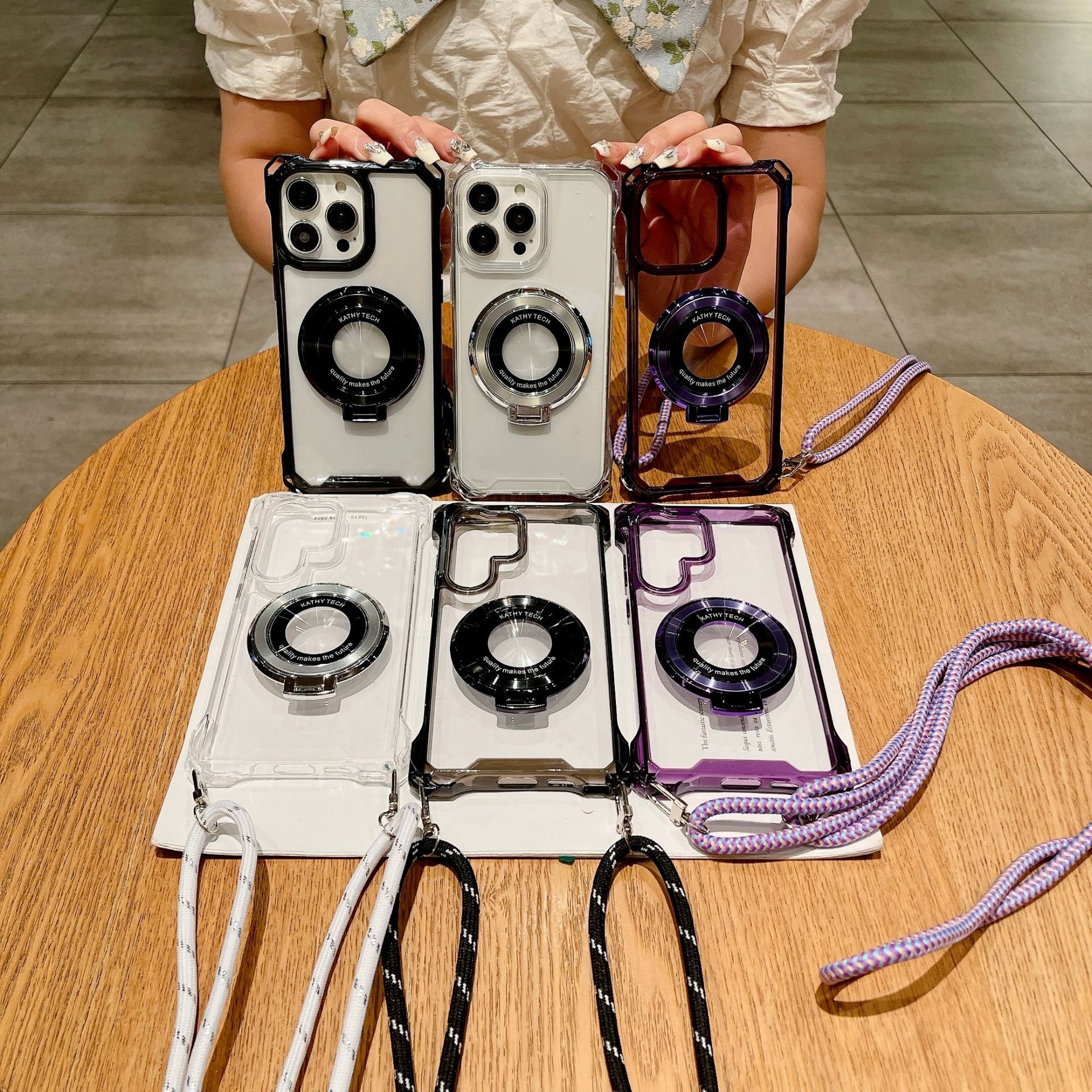 Magnetic Crossbody Case For Iphone 16 Pro Max With Stand_voghion.com