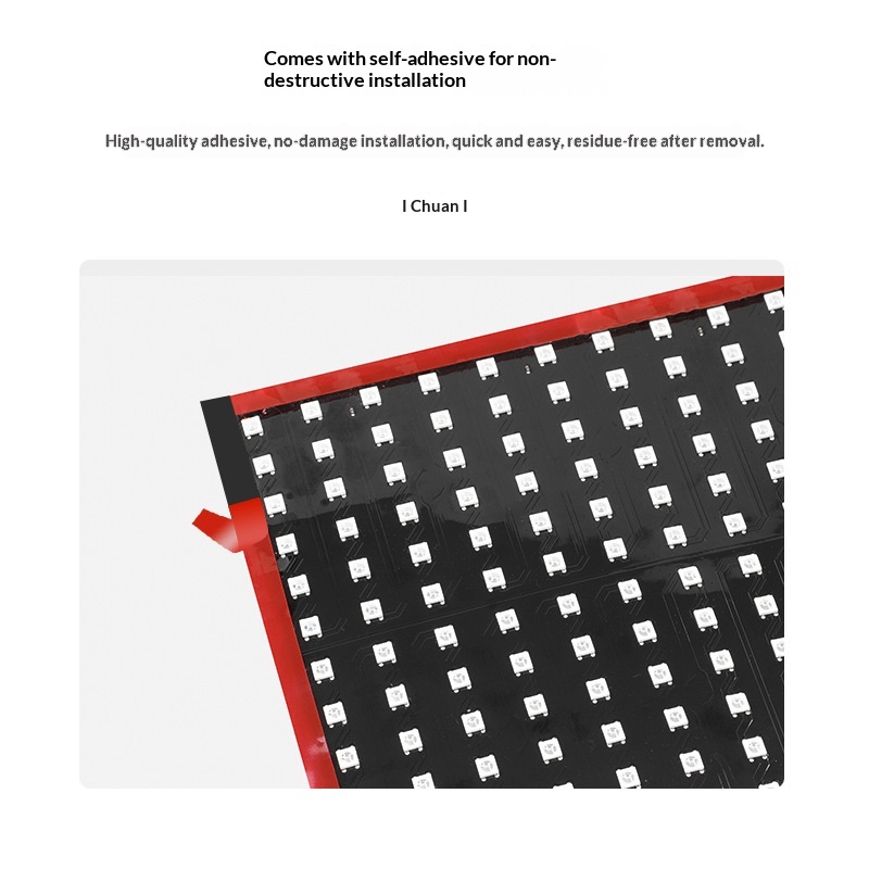 Schermo flessibile a LED "Occhio di Demone" per interni auto, camion e finestrini, luce decorativa personalizzabile, 12/24V, universale._voghion.com