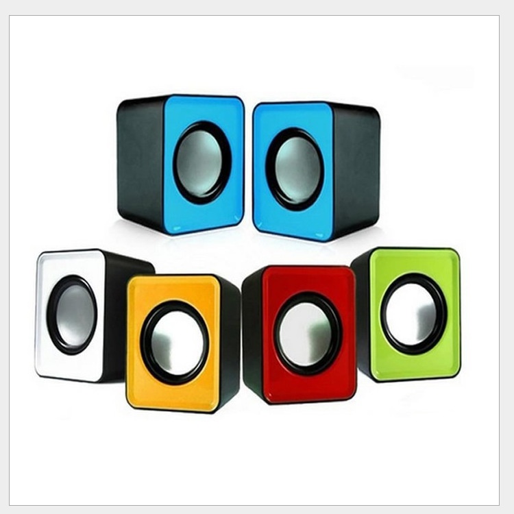 Desktop And Laptop USB Mini Cube Wholesale, Portable Speakers For Computers_voghion.com