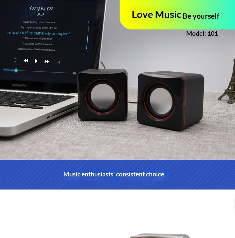 Computer Mini Laptop Portable Desktop Multimedia USB Wired Small Speakers Wholesale_voghion.com